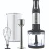 BATIDORA DE INMERSIÓN MULTIFUNCIÓN 800W ACERO - Imagen 2